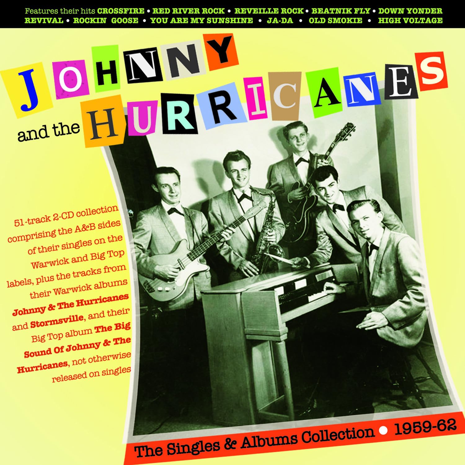 Johnny & The Hurricanes - The Singles & Albums Collection 1959-62