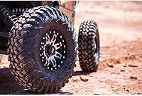 Vista 8 de Tusk Terrabite - Juego de 4 neumáticos UTV/ATV – 27x9-12 delanteros y 27x11-12 traseros – Construcción radial nominal de 8 capas, banda de rodadura