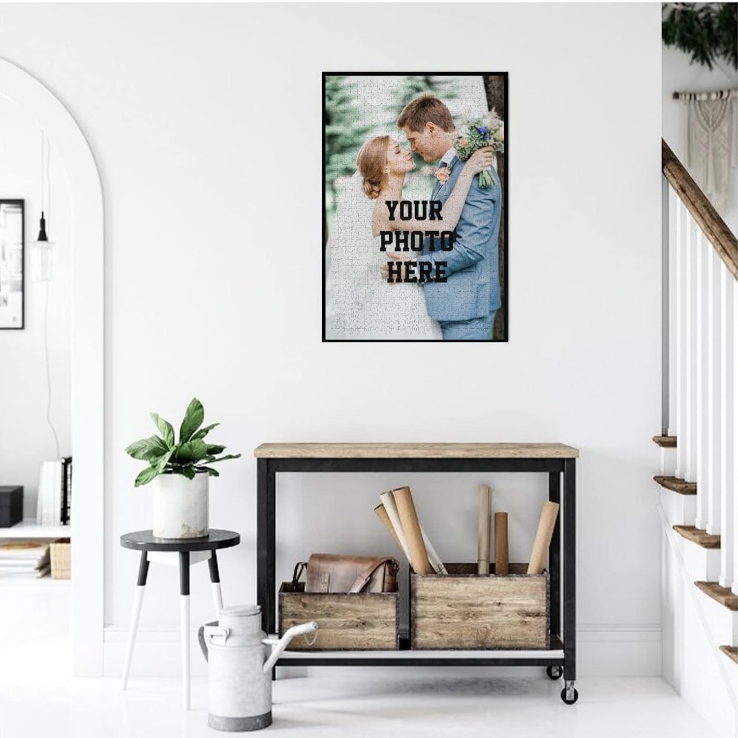 1000 Pcs Personalized Puzzle Custom Photo Puzzle 300/500/1000 Pieces Personalized Picture Puzzle with Your Image or Text for Adults Teens Gift