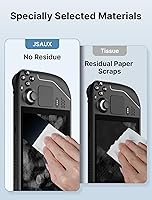 Vista 5 de JSAUX Paño de limpieza de microfibra (100 en total) para Switch 2 Paño limpio desechable para lentes de ojos, lentes, gafas, pantallas, cámara
