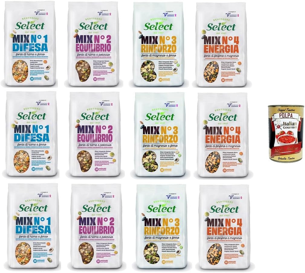 Select Test Pack Mix 1-2-3-4 Source for Phosphorus, Magnesium, Iron, Potassium, Copper + Italian Gourmet Polpa 400g