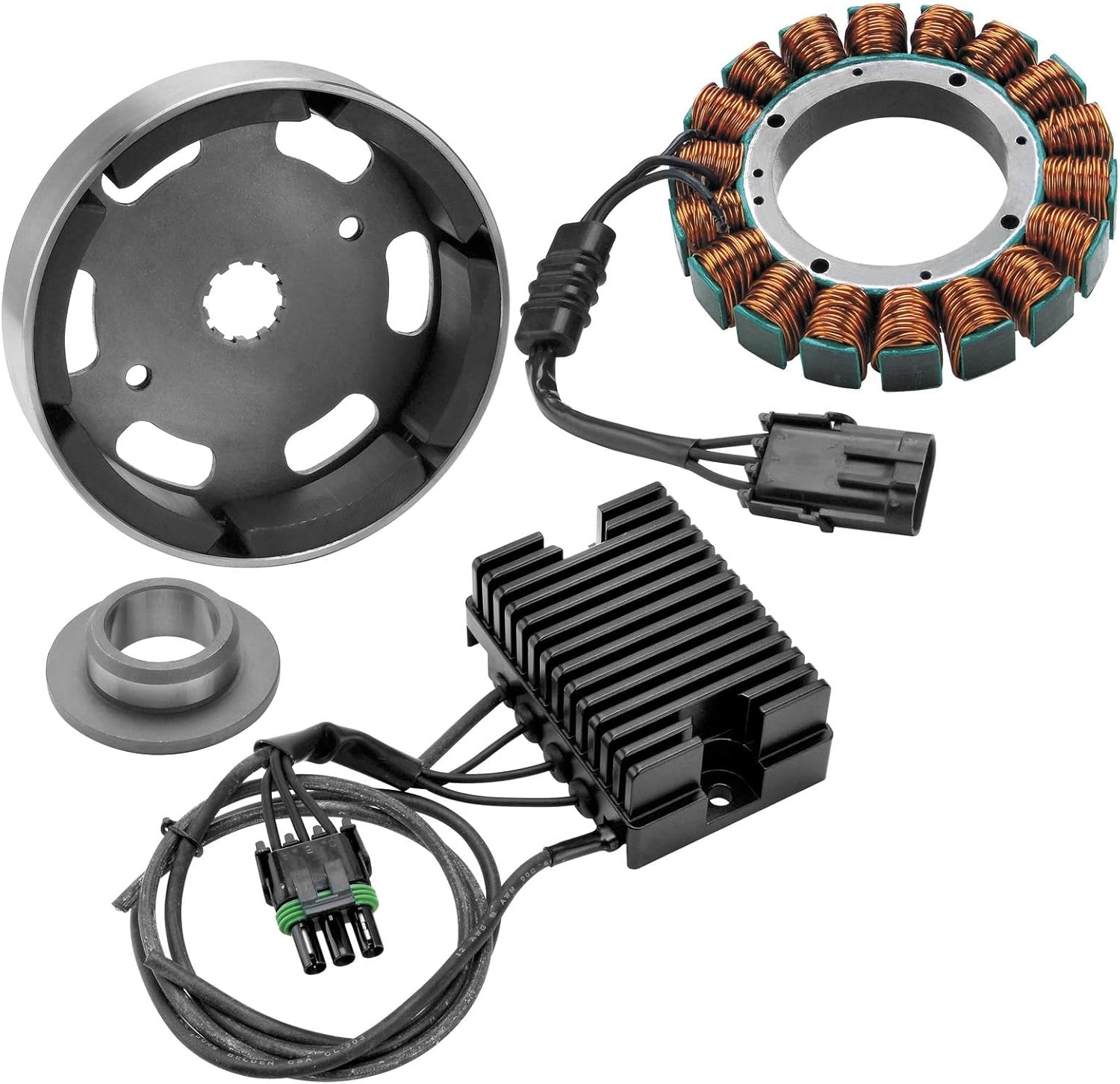 COMPUFIRE COMPUFIRE CHARGING SYSTEM 40 AMP VENTED `99-02 TWIN CAM 55566