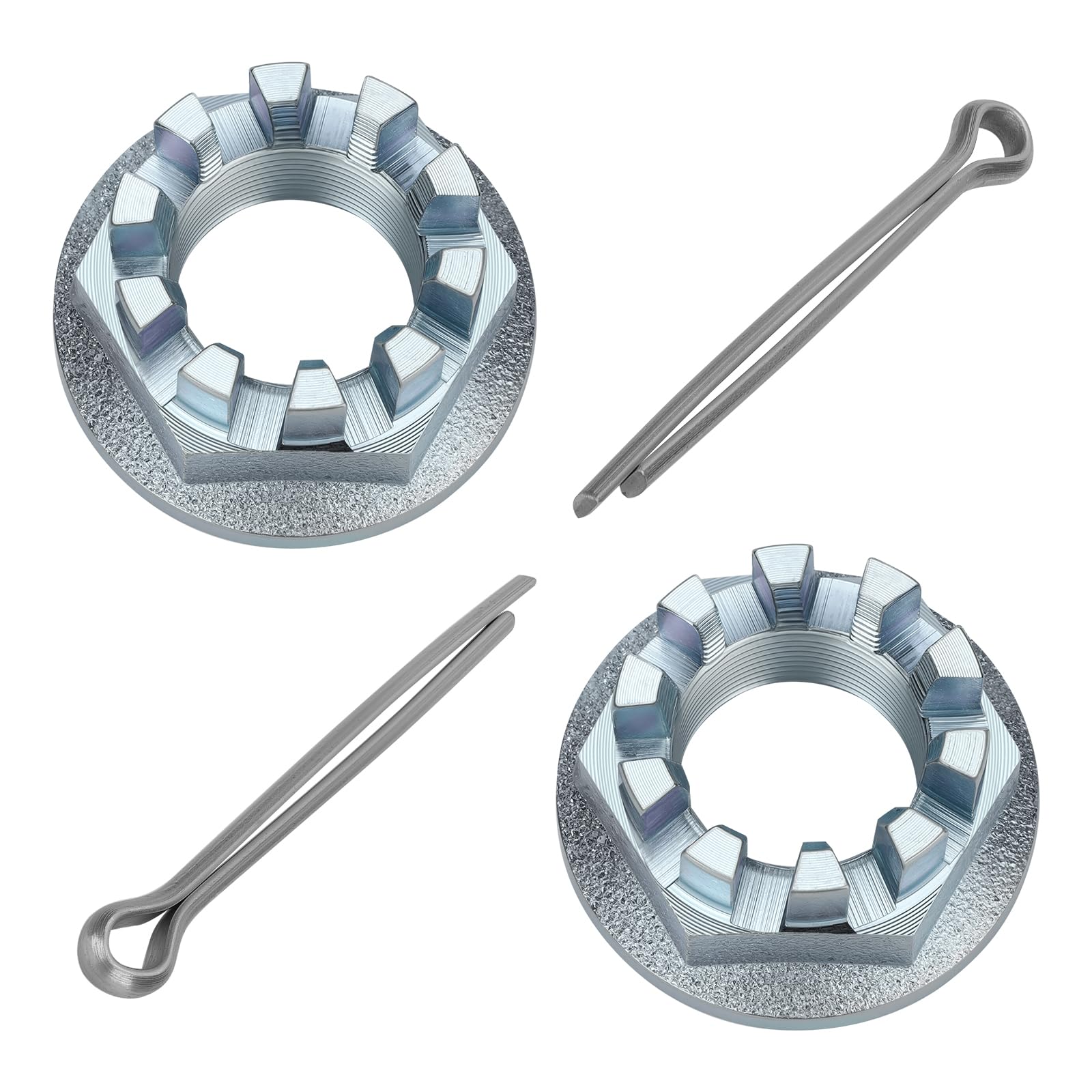 Amazon.com: M MATI Front & Rear Axle Nuts with Pins 2Pcs for Honda