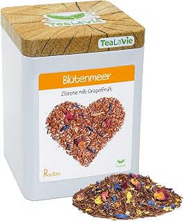 TeaLaVie - Rooibos Tee lose - Zitrone mit Grapefruit (100g) Blütenmeer - Südafrika