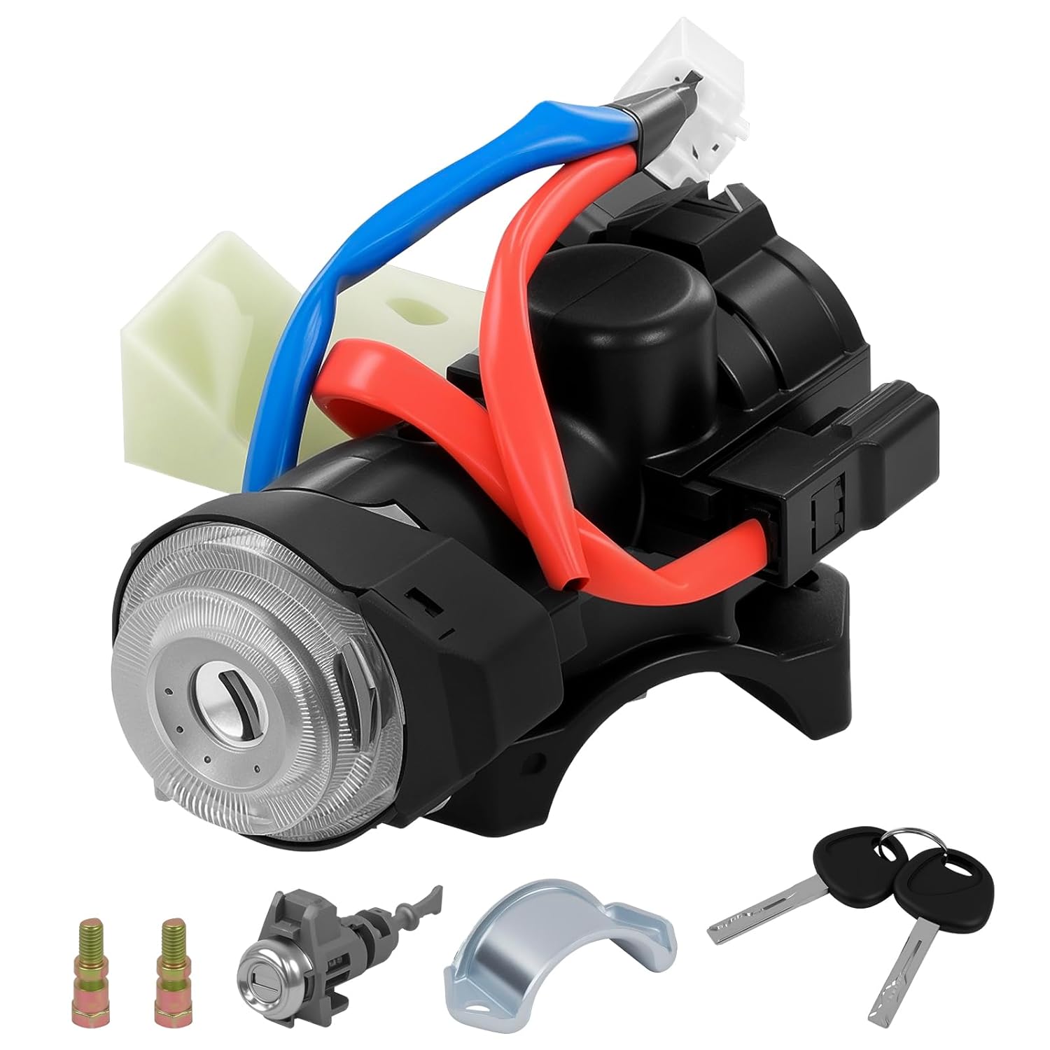 81905-Ignition Lock Switch Assembly Compatible with Kia Optima 2011 2012 2013 2014 2015 Door Lock Cylinder with 2 Keys,Replace# 81970-2TA00 81900-2TD00 81905-2T040