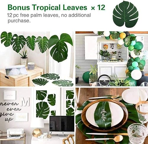 Miniatura 4 de Kit de arco de globos de selva de safari verde oliva, rosa, dorado, salvia, globos de selva, temática de selva de safari, cumpleaños, baby shower,