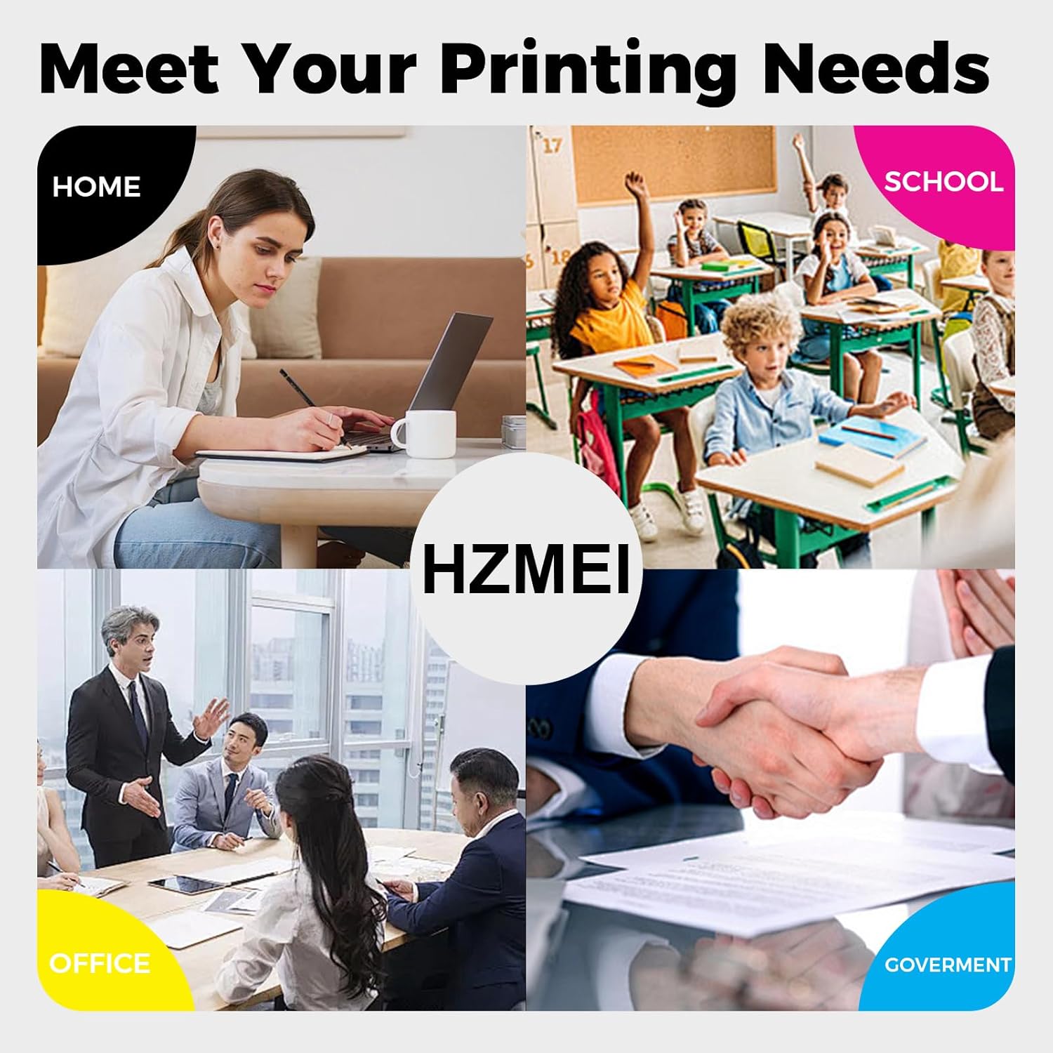 SP1 SP-1 SP01 Ink Cartridge High Yied SP01BKS SP01CS SP01MS SP01YS Ink 5-Pack Replacement for Brother SP-1 SP01 SP1 Sublimation Printer,2 Black,Cyan Magenta Yellow - Image 5