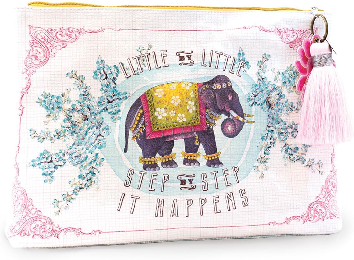 Papaya Art Little Elephant Large Tassel Pouch