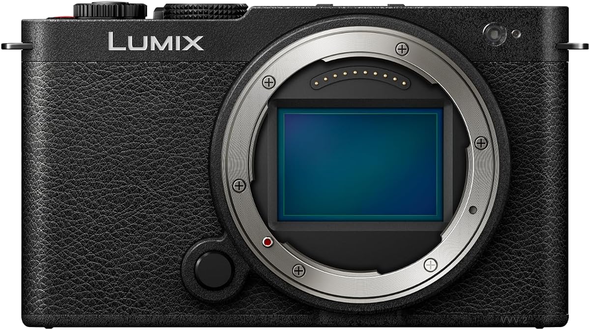 Cámara sin espejo LUMIX S9, fotograma completo de 24,2 MP con AF híbrido de fase, nuevo Active I.S. Tecnología - DC-S9BODYK9 (Negro)