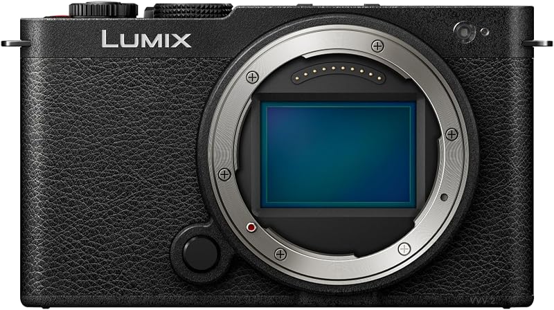 Cámara sin espejo LUMIX S9, fotograma completo de 24,2 MP con AF híbrido de fase, nuevo Active I.S. Tecnología - DC-S9BODYK9 (Negro)