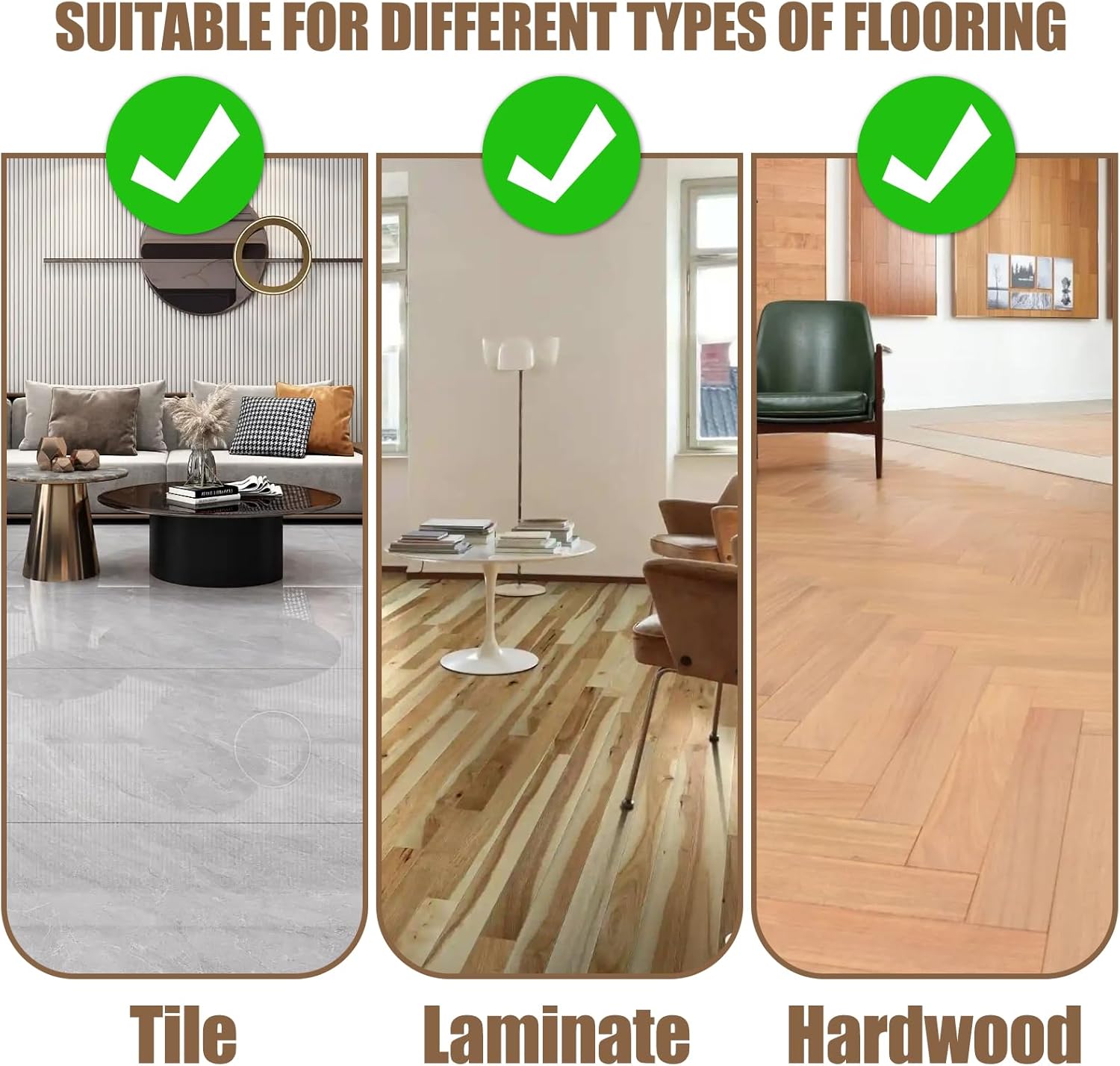 4" x 4" Carpet Tile Tape, Strong Hold Single Sided Carpet Tape for Hardwood Floors Area Rugs Mats, No Residue Adhesive Tape for Indoor Use(120 Pcs)