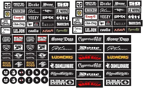 Adhesivos para parachoques y ventanillas para Báscula RC  4 estilos a elegir  para Axial SCX10 II RC4WD Redcat Gen8 TRX4 Vanquish VS4-10 Pegatinas