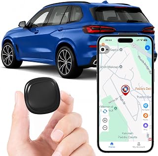 GPS Tracker for Vehicles,Magnetic Car GPS Tracking,Full Global Coverage Location GPS Tracker for Kids,Dogs,No Subscription Required/No Monthly Fee/No SIM Card Required