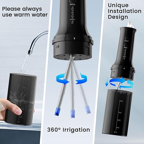Miniatura 6 de Eliminación de cera de oídos, limpiador eléctrico de oídos, kit de limpieza de oídos con 4 modos de presión y modos de bricolaje, herramienta de