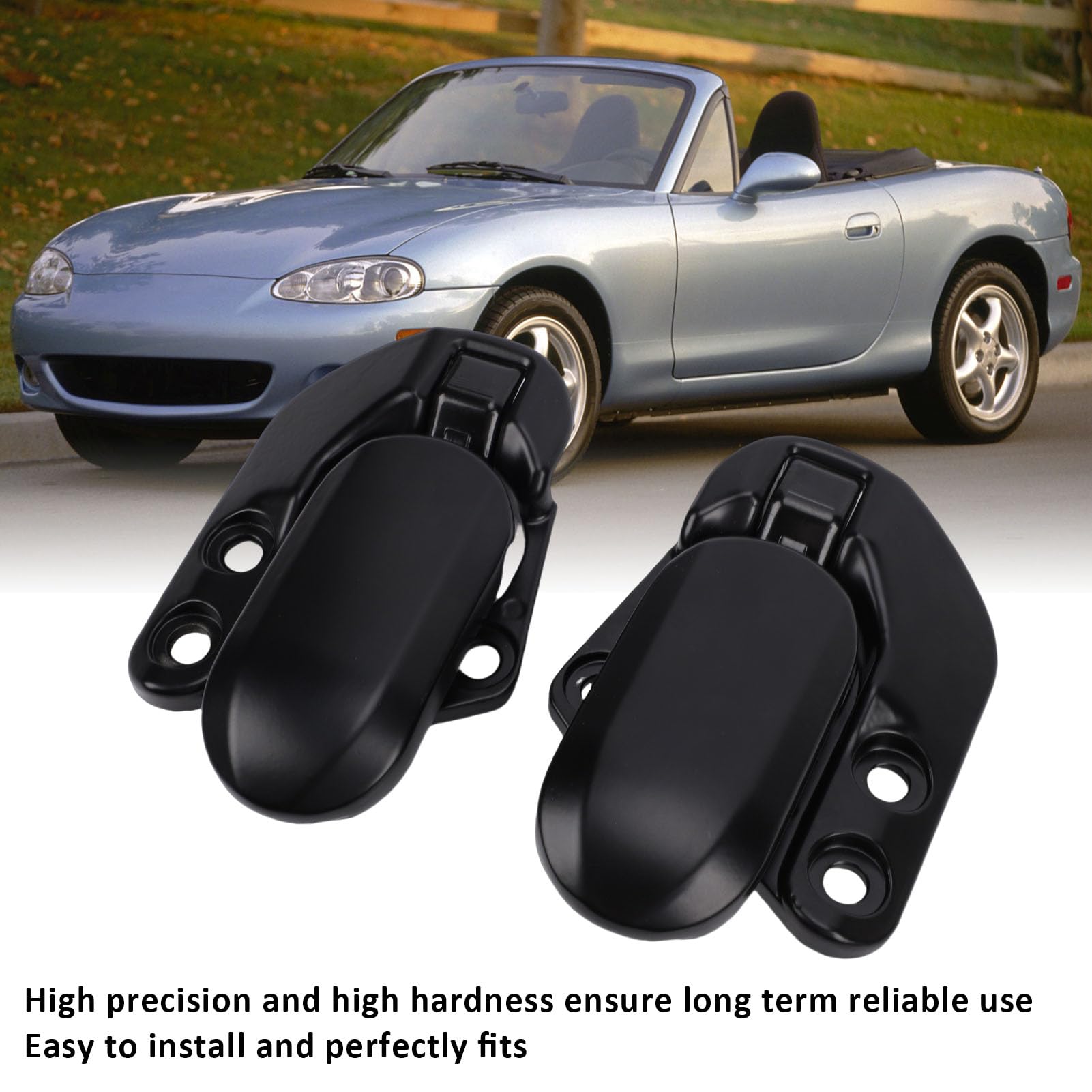 Linkes und Rechtes Softtop-Cabrio-Dachverriegelungsschloss für Miata 1990–2003, Ersetzt NA01-R1-310L und NA01-R1-320L