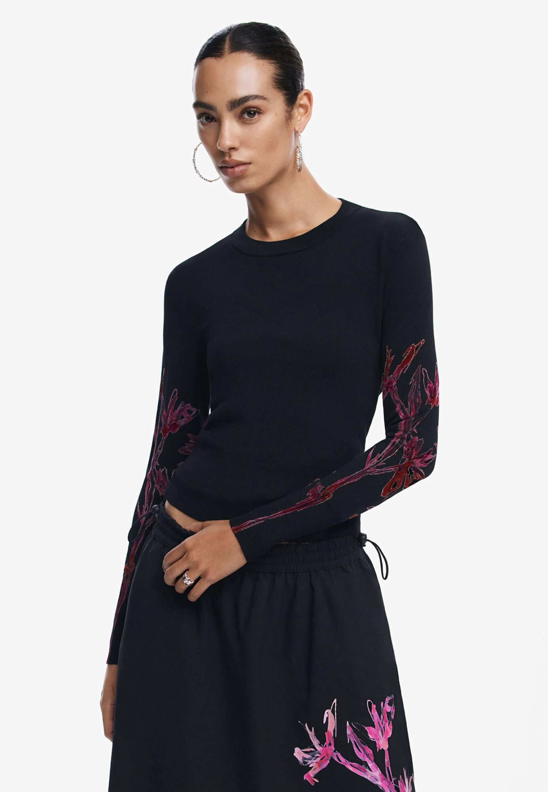 Desigual Damen 25swjfx1 Sweatshirt (1er Pack)