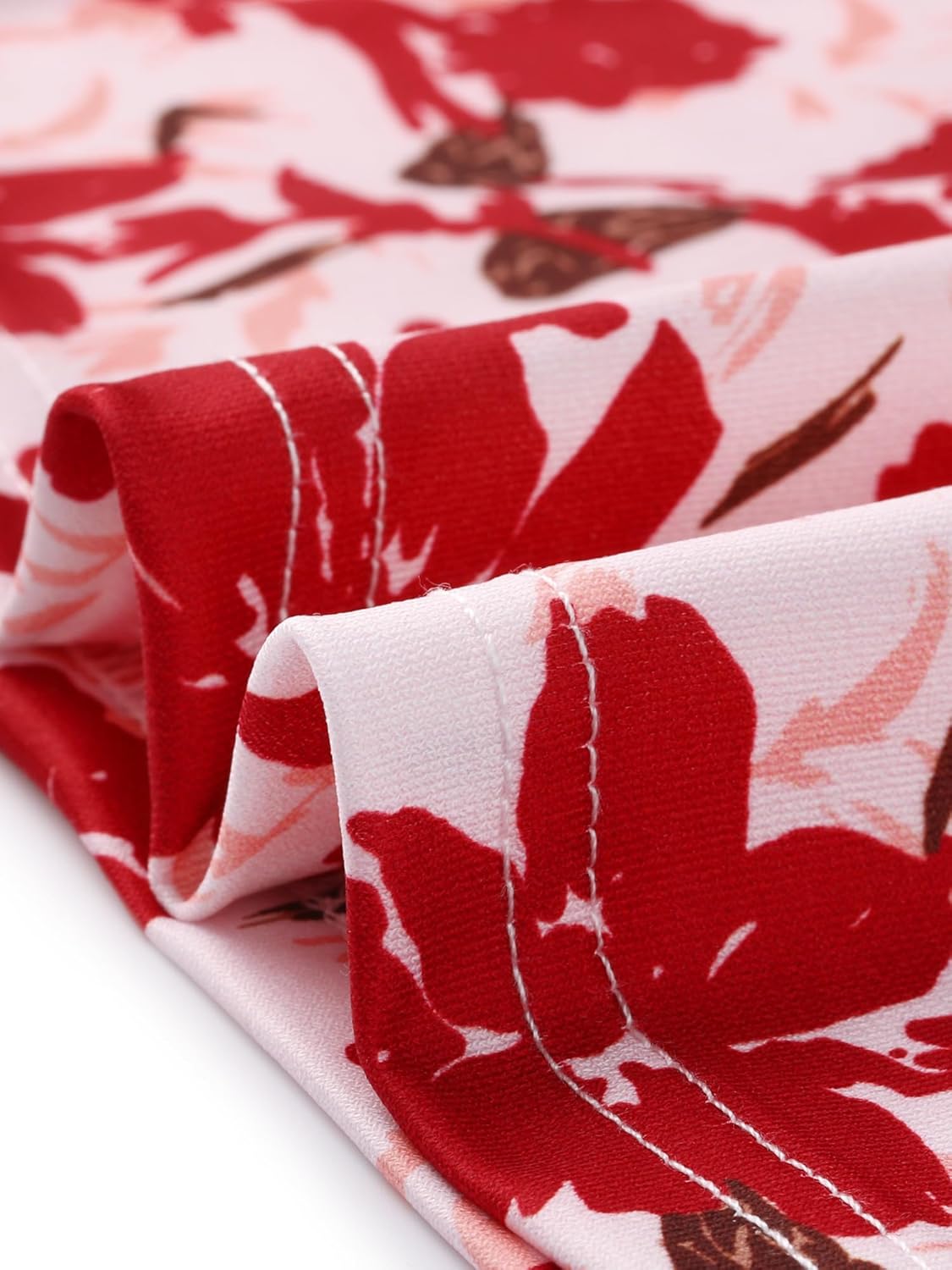 Seta T Women's Sleeveless Midi Dresses Summer Floral Boho Sundresses Beach Flowy Tank Dress with Pocket - Image 5