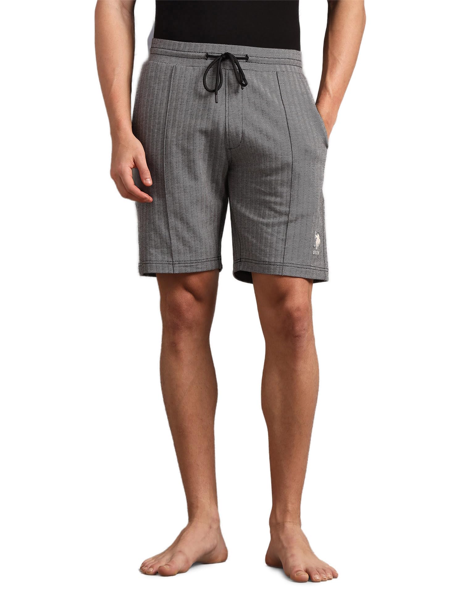 Men’s PS004 Premium Chevron Cotton Stretch Lounge Shorts-image-12