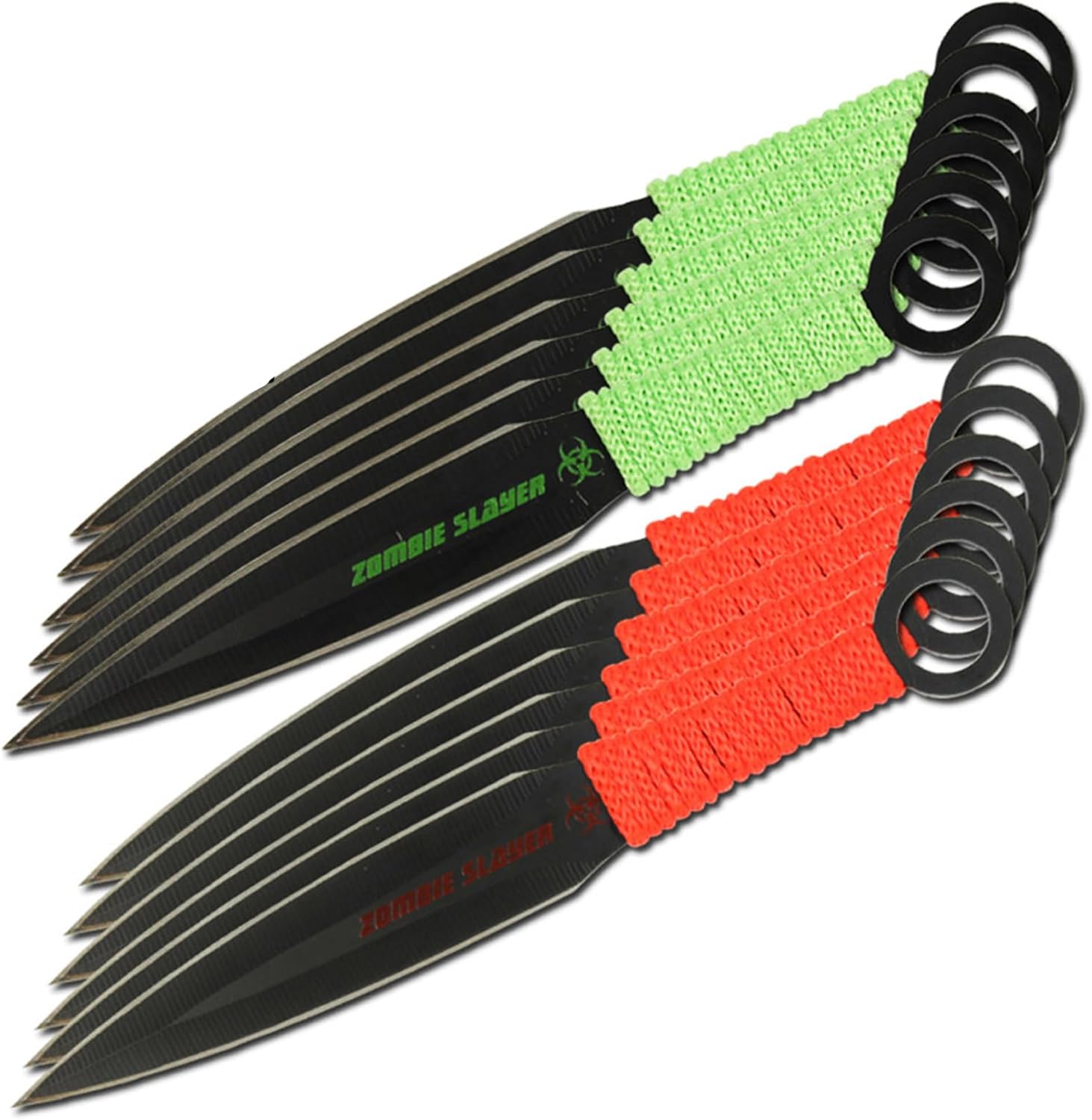 Armory Replicas™ Lethal Dozen Throwing Knives Set of 12 with Sheath – Balanced Stainless Metal Goal Apply Knives