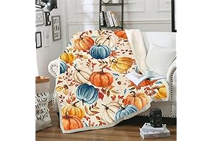 Fall Pumpkins Throw Blanket - Snuggle Up with Autumn Charm