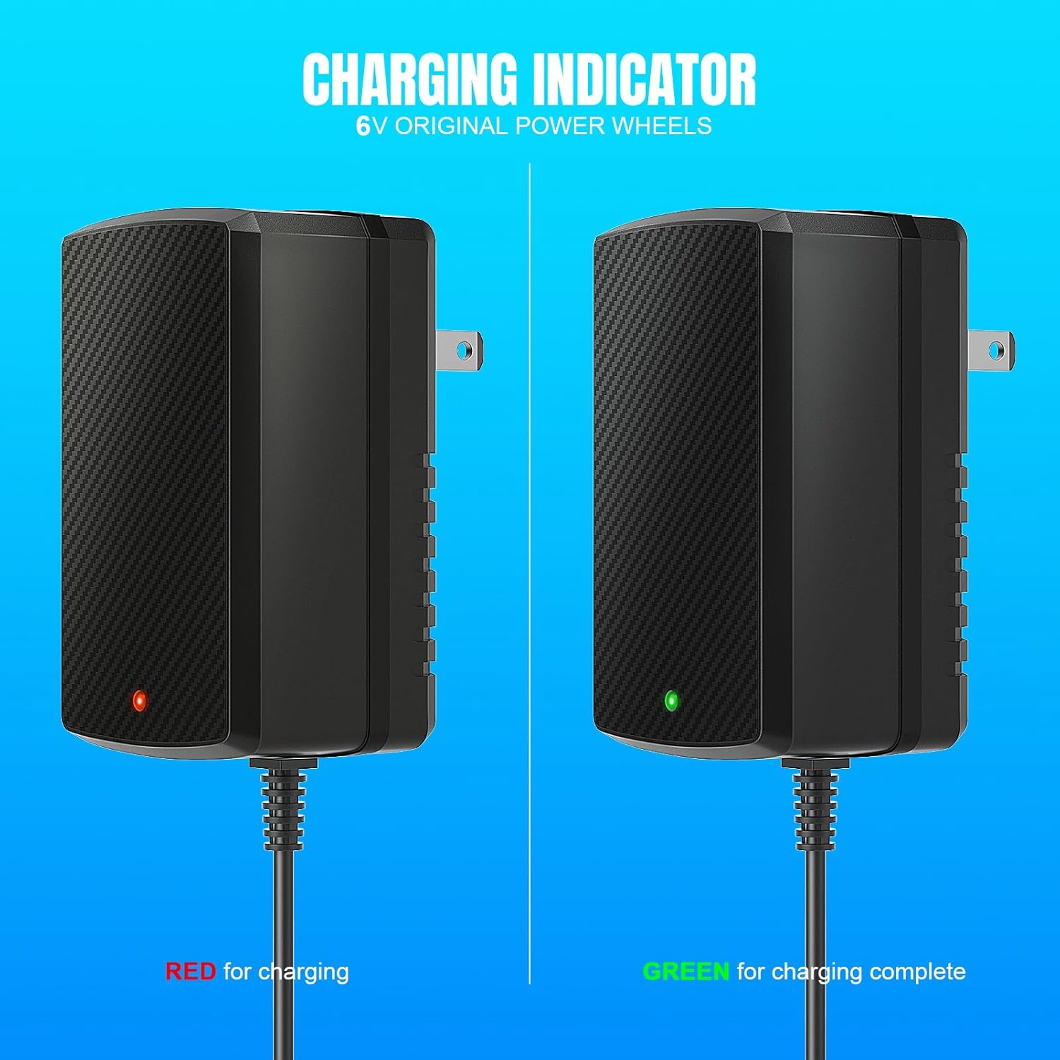6V Battery Charger for Kids Ride On Car Toys for Best Choice Product Hello Kitty Wrangler SUV Dynacraft Toy Car Kid Trax Toddler Quad Kidzone Bumper 6 Volt Kid Car Electric Toys Ride On Charger