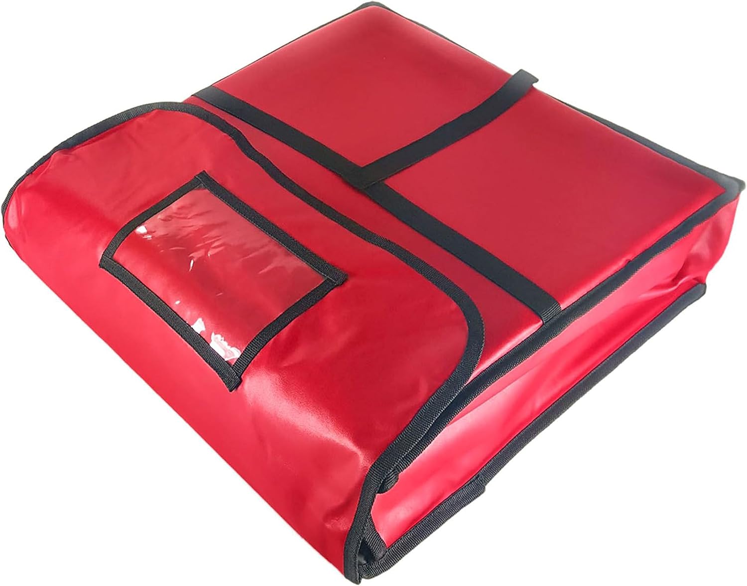 TrueCraftware- 18" x 18" Insulated Pizza Bag Holds 2 of 16" Pizza Leatheroid's PVC with Nylon Edges Exterior- Insulated Pizza Warmer Bags Pizza Delivery Bags Pizza Bag for Personal Professional Use