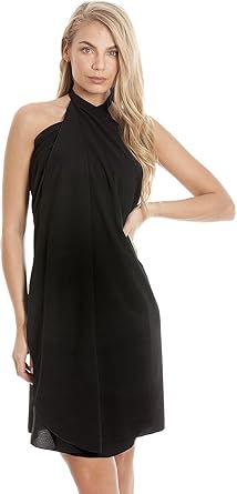 sarong halter dress