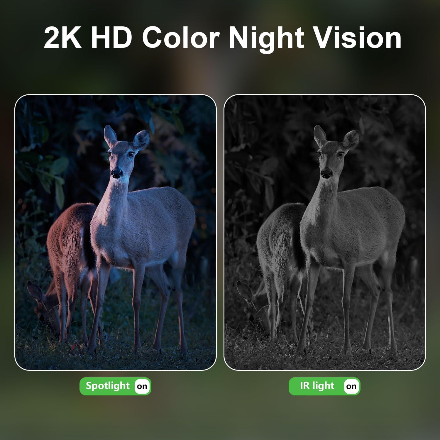 4G LTE Cellular Security Camera, No WiFi Security Cameras Wireless Outdoor, Solar Outdoor Camera Wireless, PIR Detection, 2K Color Night Vision, 360° PTZ, Built-in SIM Card - Image 5