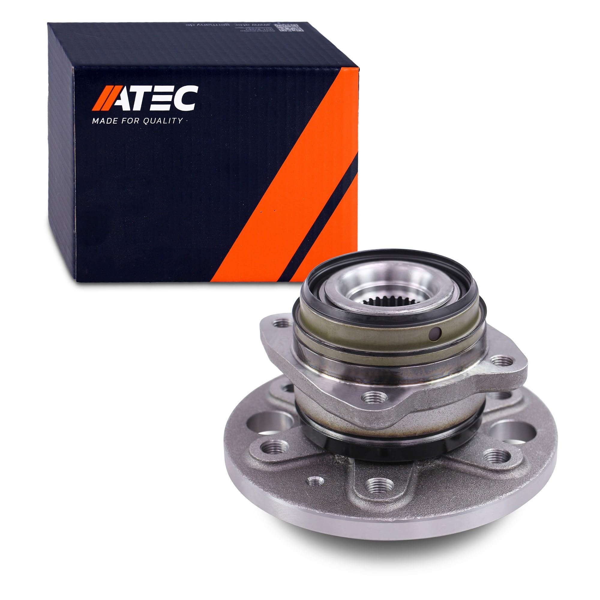 ATEC Germany 1x moyeu de roue arrière avec boulons Jeu de roulements de | Compatible avec: MERCEDES-BENZ SPRINTER 3,5-t Bus, SPRINTER 3,5-t Kasten, SPRINTER 3,5-t Pritsche/Fahrgestell