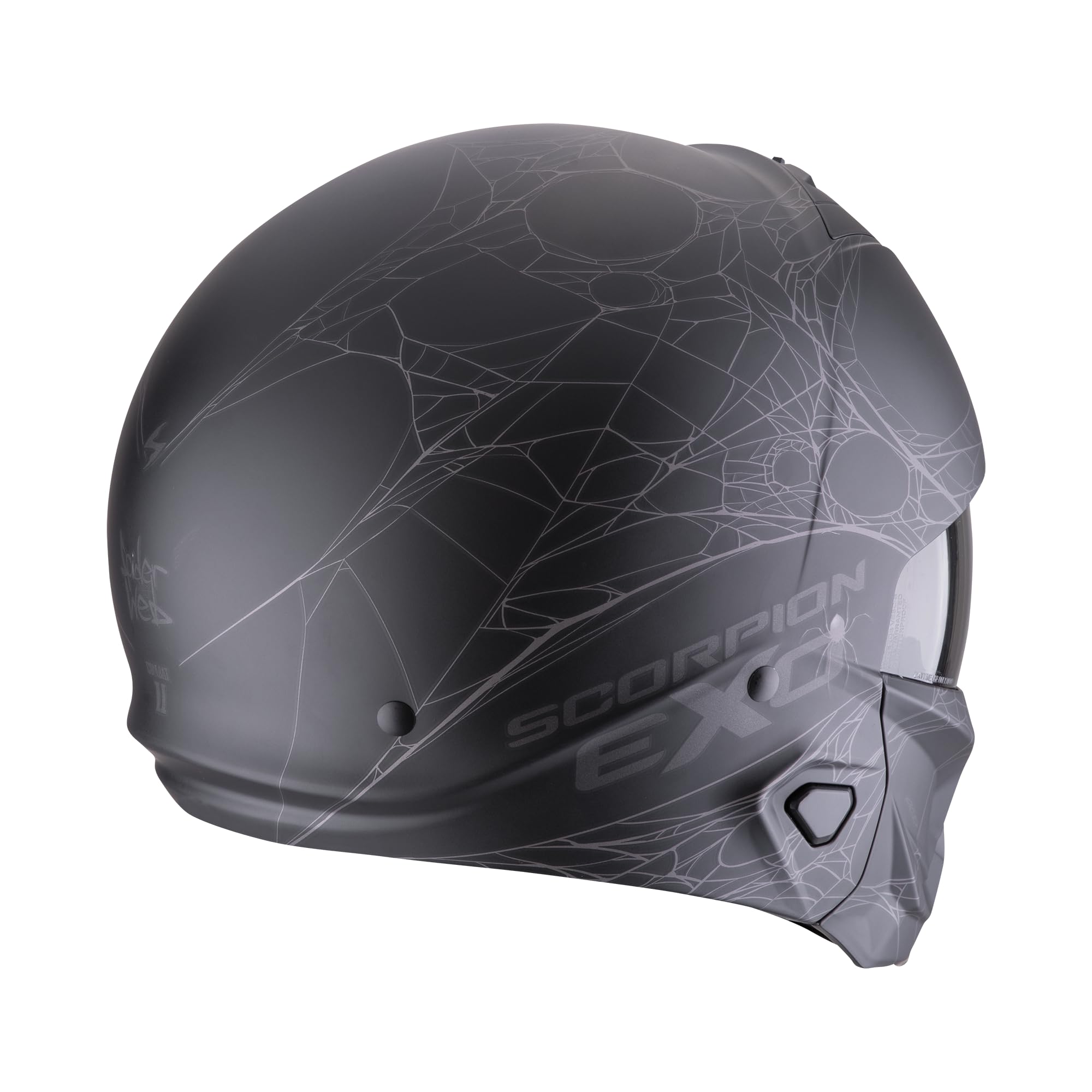 SCORPION EXO-COMBAT II SPIDERWEB Nero opaco-Argento M