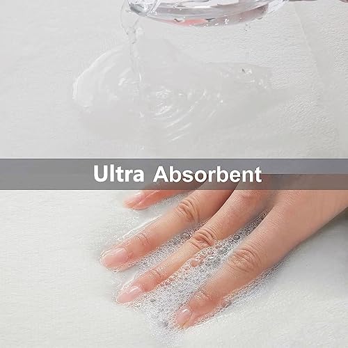 Miniatura 5 de Buganda - Tapete de baño de espuma viscoelástica, ultrasuave y antideslizante, absorbe el agua, lavable a máquina, tapete para baño, ducha y tina,