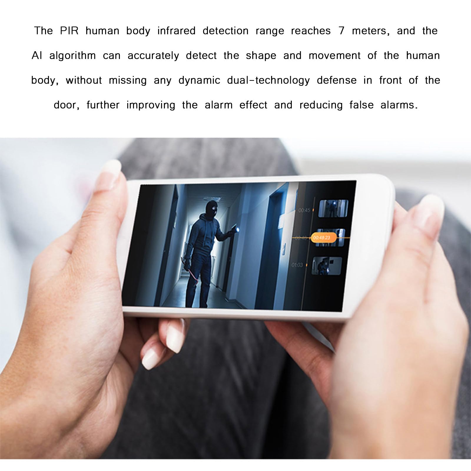 Videocitofono wireless 1080p Campanello video HD Smart Voice Phone WIFI Citofono remoto impermeabile 2.4G / 5G