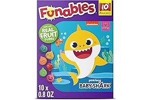Baby Shark Shaped Fruit Flavored Fruit Snacks