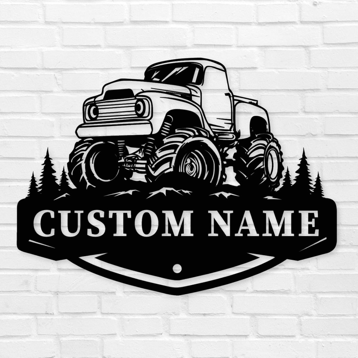 Personalized Metal Name Garage Sign,Custom Plaque Wall Art,Custom