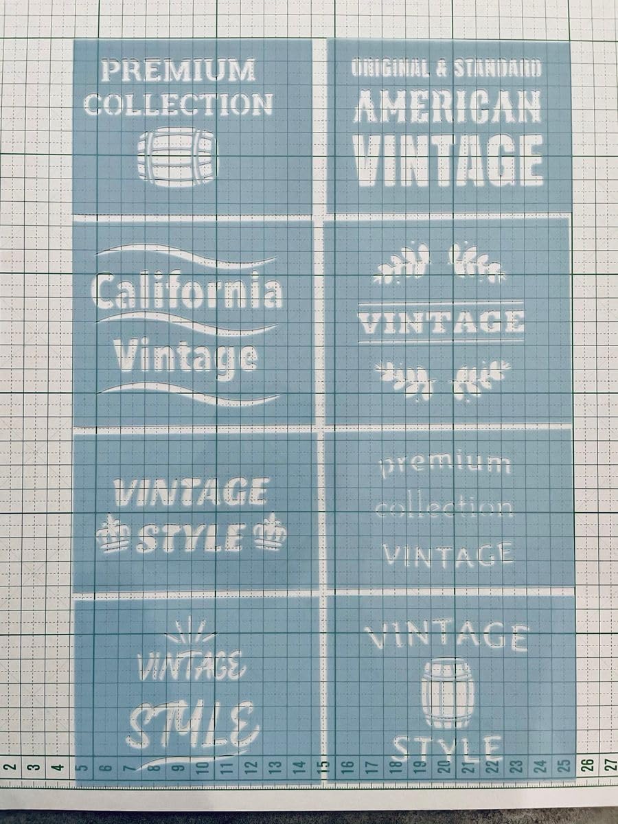 Amazon.co.jp: ステンシルシート ヴィンテージ : ホビー