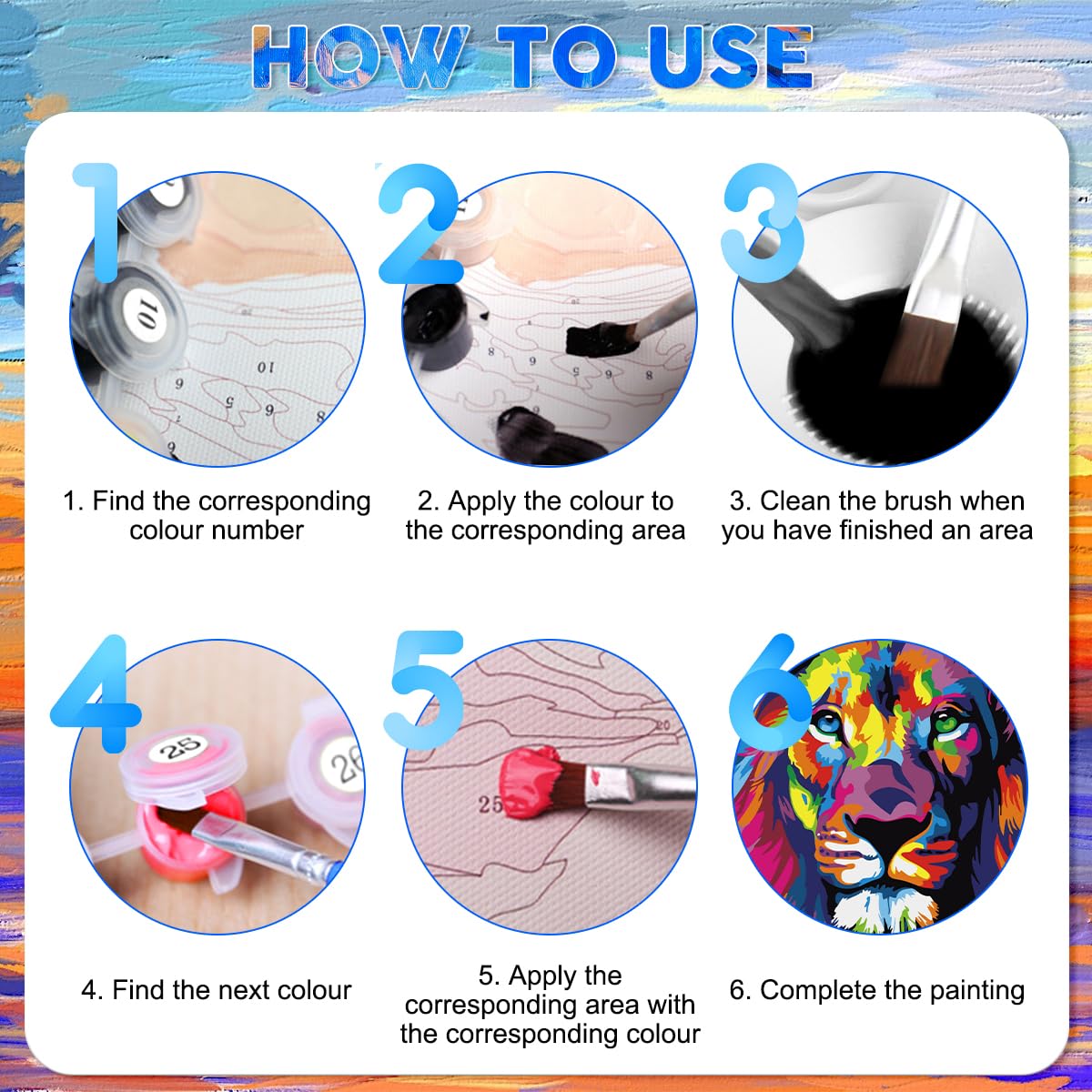 Peinture par Numero pour Enfant et Adulte, DIY Peinture Numero Adulte Débutants, DIY Peinture Acrylique pour Adultes Enfants avec Peintures et Pinceaux, Numéro d'Art Kit Peinture - Toile 40×50 cm