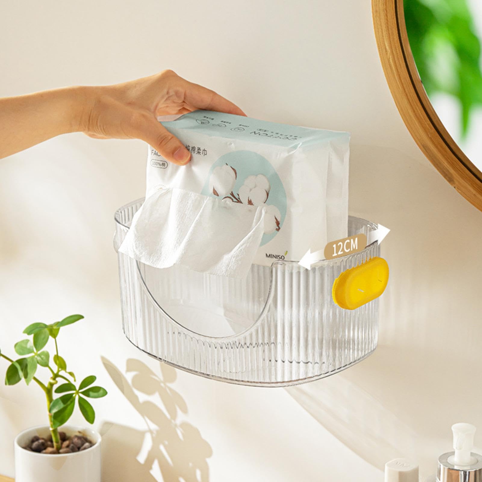 Boîte à serviettes pour le visage, boîte à lingettes de cuisine | Porte
