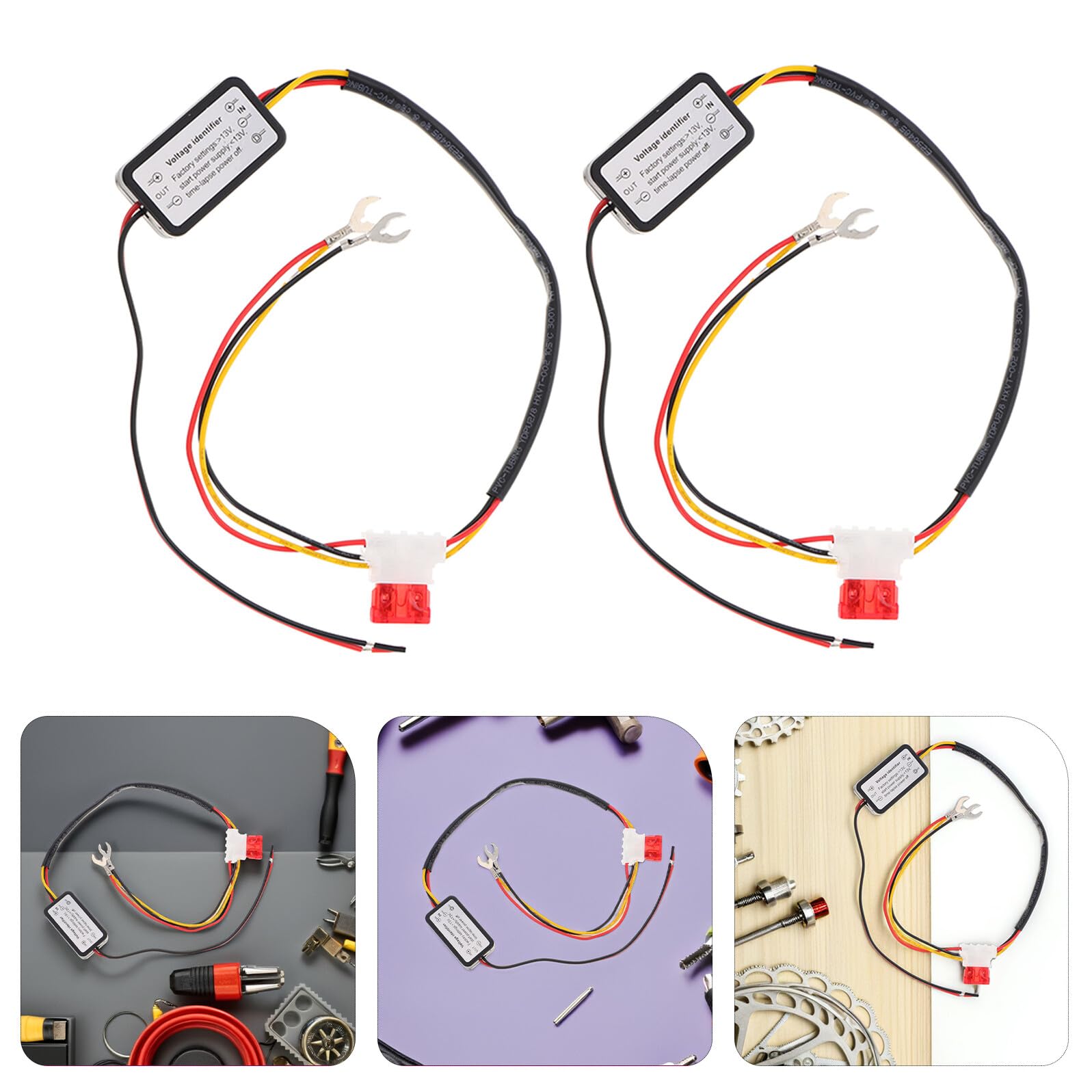 Cabilock 2 Szt. Szt Timer Do Świateł Do Jazdy Dziennej Drl z Inteligentnym Opóźnieniem Wyłączania Moduł Sterujący Światłami Samochodowymi dla Bezpiecznej i Płynnej Kontroli Oświetlenia Auta