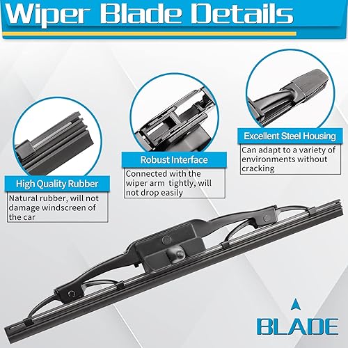 Miniatura 2 de Limpiaparabrisas trasero, repuesto para Toyota FJ Cruiser 2007-2017  Reemplazo del conjunto del limpiaparabrisas trasero ZOFFI  Ventana de limpieza