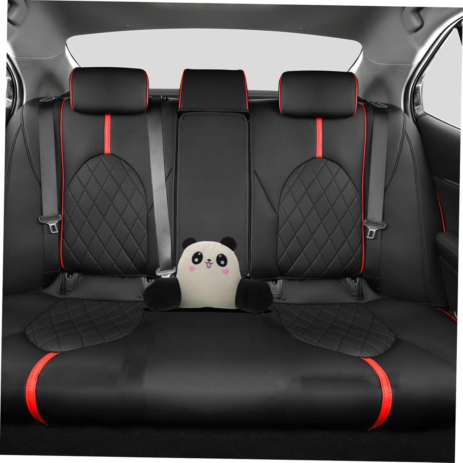 Unomor Pillow Memory Car Headrest Pillow Ergonomic Back Support for Car Seat Soft Lower Lumbar Support for Adults
