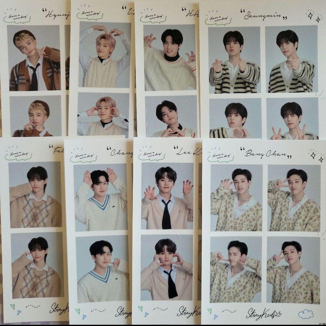 Amazon.co.jp: straykids ファミマ プリントフォト風シール コンプ 