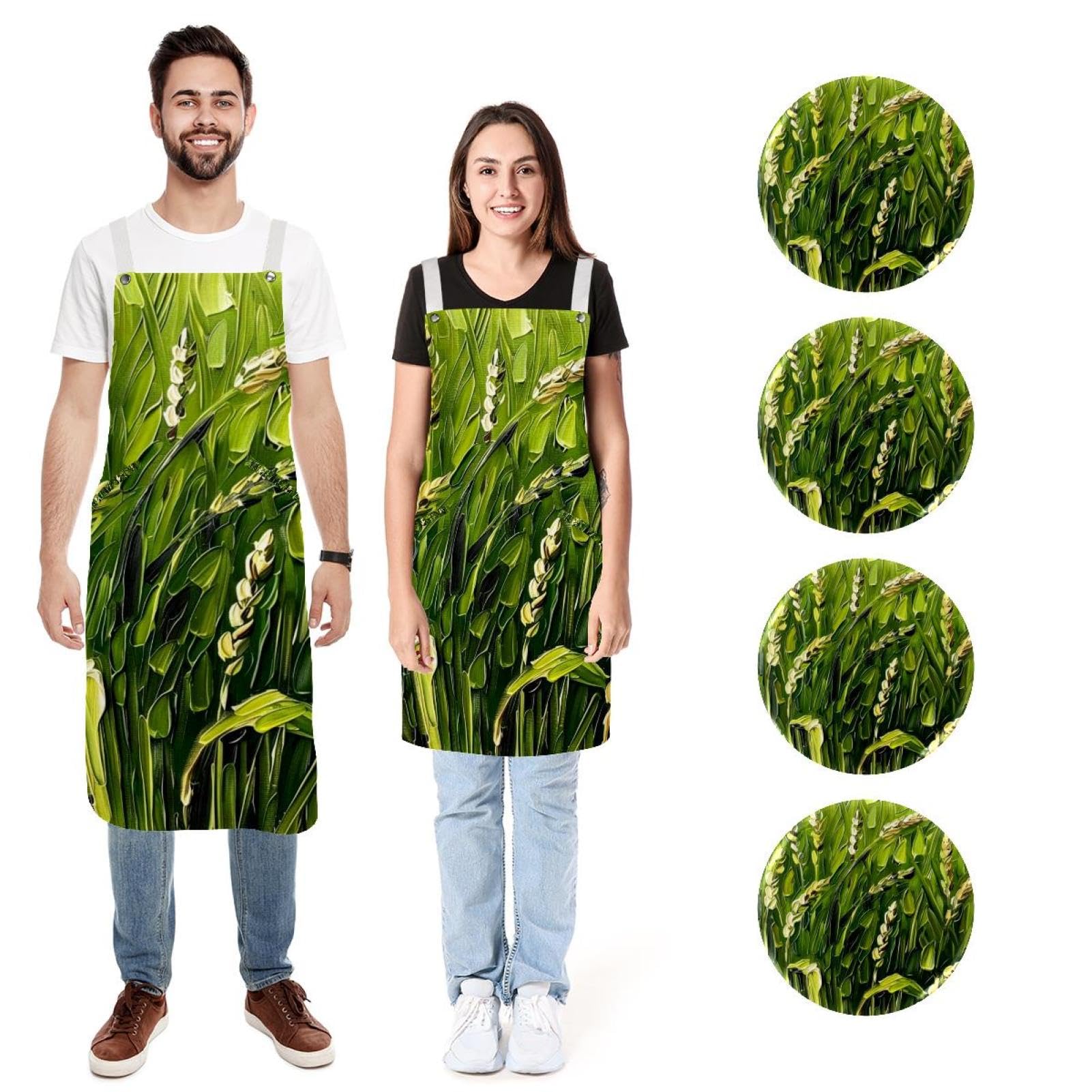 Tablier de cuisine imperméable de qualité supérieure avec attaches ajustables