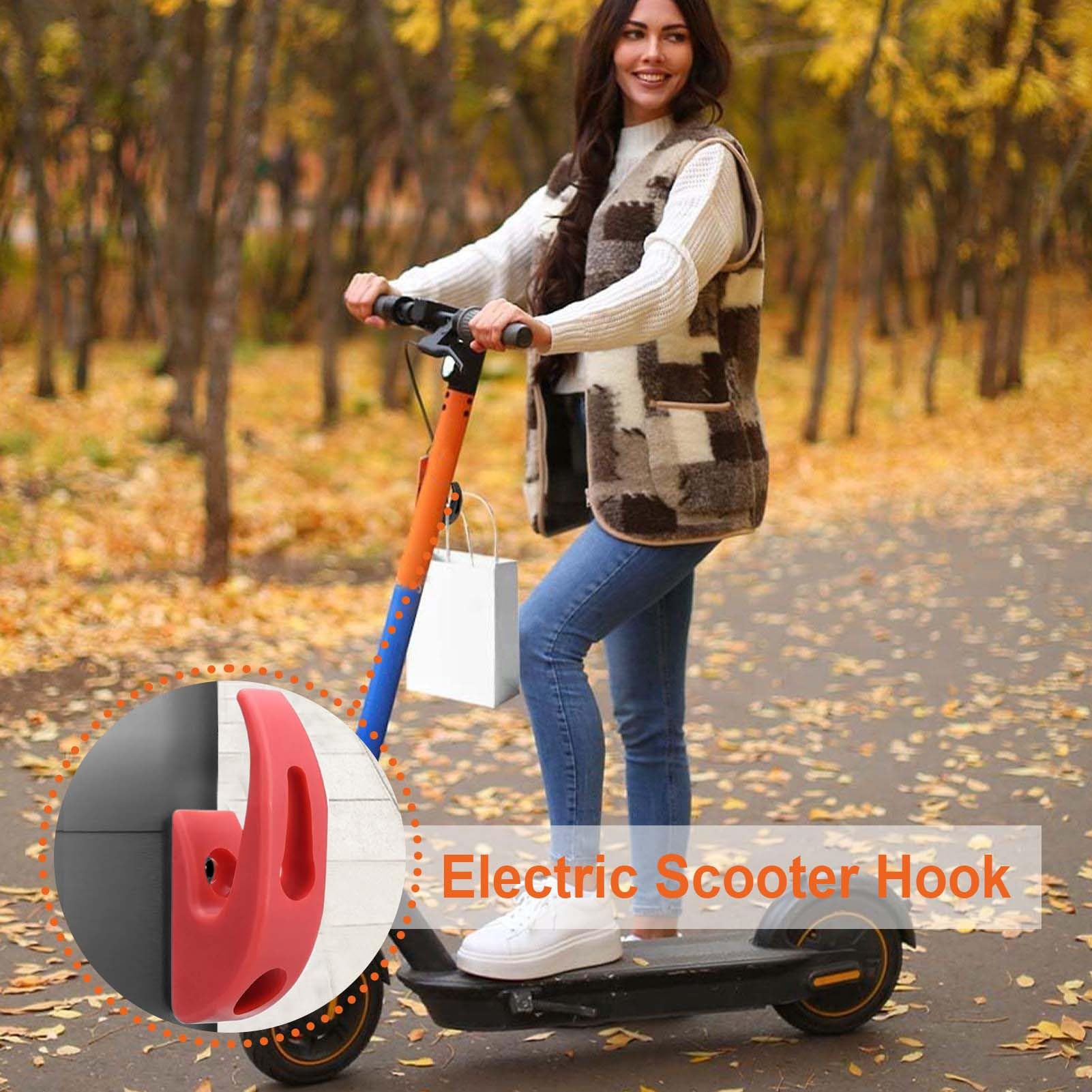 Gancio Portaoggetti Monopattino Elettrico Supporto Portautensili Con | E-Scooter Skateboard Elettrici Portata 50kg Gancio Portautensili Borse Spesa Tote Pendolare Zaini Ombrelli