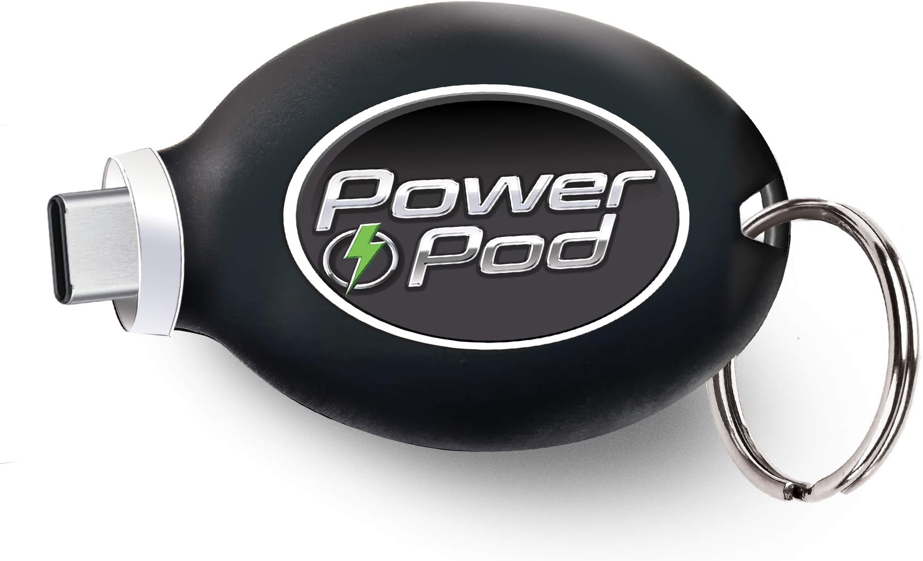Ontel Power Pod Portable Phone Charger with USB-C Connector, Compatible with Android