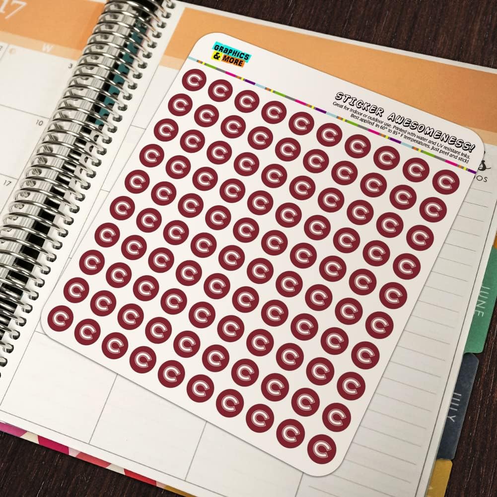 Colgate University Primary Logo Planner Calendar Scrapbooking Crafting Stickers - Image 5