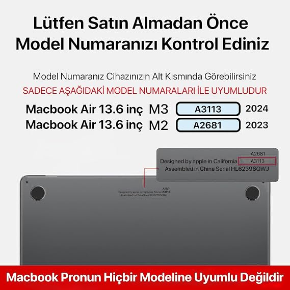M4 (A3240) M3 (A3113) M2 (A2681) Polycarbonate Hard Protective Anti-Scratch and Impact Sleeve Compatible with Minesk MacBook Air 13.6 (Matt-Transparent, 13.6 inch 2022-2023-2024-2025)