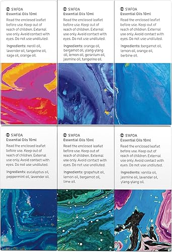 Miniatura 7 de Top 6 mezcla de aceites esenciales  Mezcla de aceites esenciales para difusor  Mezcla de aromaterapia aceites para dormir, estado de ánimo,