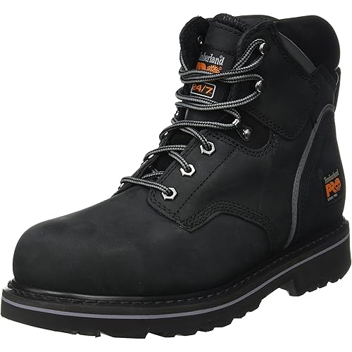 Timberland PRO Men's Pit Boss 6 Inch Steel Safety Toe Industrial Work Boot