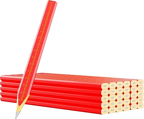 Miniatura 6 de KR. LIF 110 lápices de carpintero de construcción, lápiz de marcado de carpintero para carpintería, herramienta de marcado de hormigón, lápices de