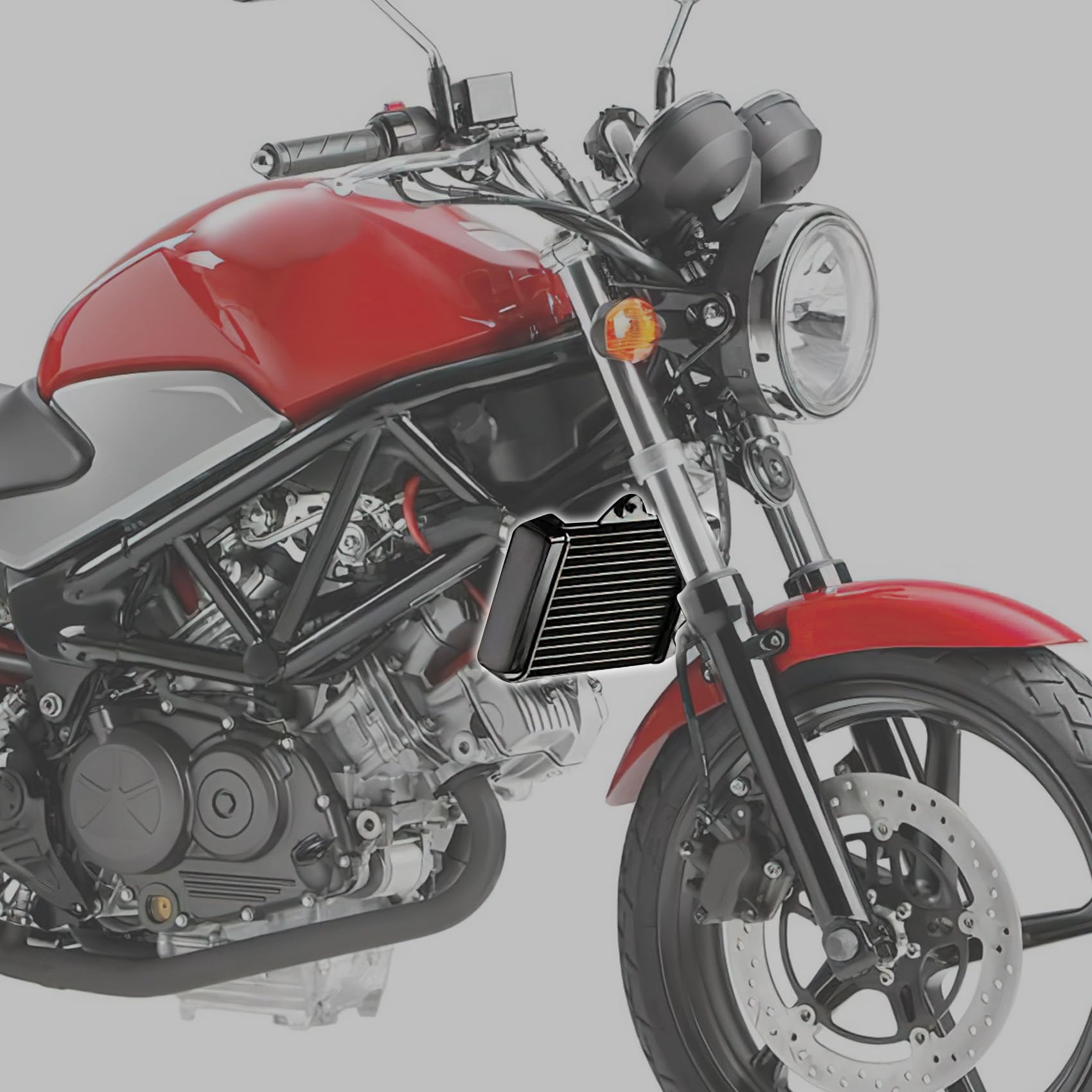 Amazon | TCMT 社外品 バイク アルミ製 クーラー ラジエーター ホンダ 